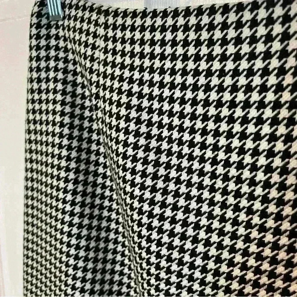 Isabella DeMarco Black and White Houndstooth Pencil Skirt Size 10 Academia GUC - Picture 2 of 5